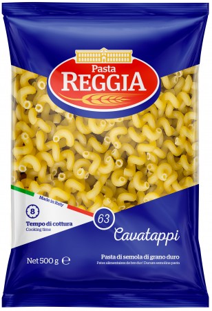 Cavatappi Reggia di Caserta x 500 gr. x 24 / Мак.изд."REGGIA" (пружинки  №63) 500г