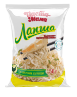 Вермишель быстрого приготовления ТМ "Паста Мама" со вкусом курицы 50 гр